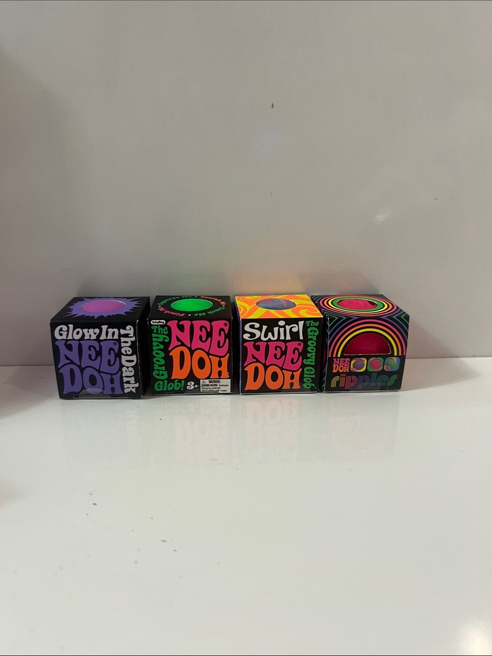 Nee Doh Teenie Singles bundle of 4